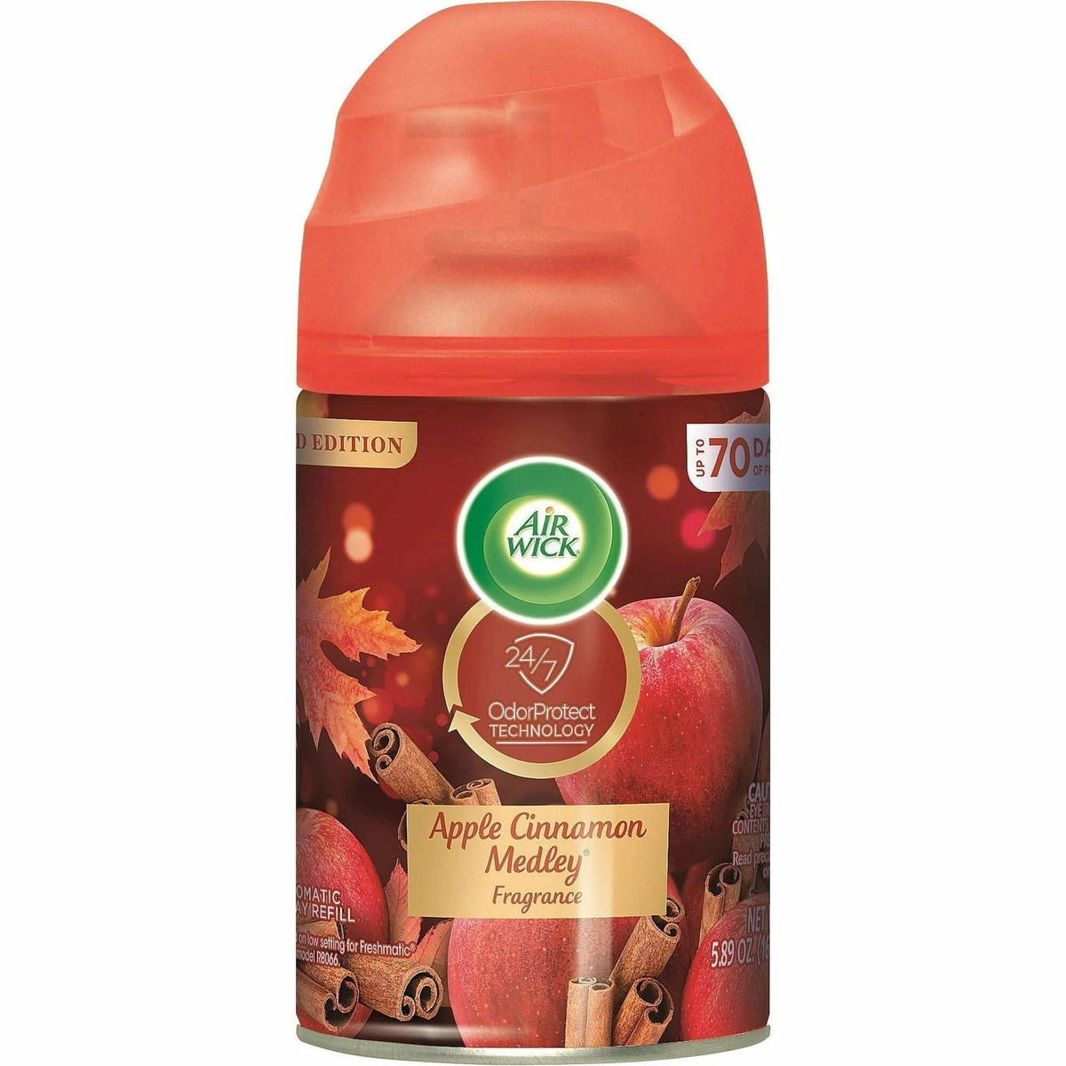 Air Wick Freshmatic Apple Cinnamon Medley Refill - 5.9 fl oz - 60 Day Lasting Fragrance - Fresheners