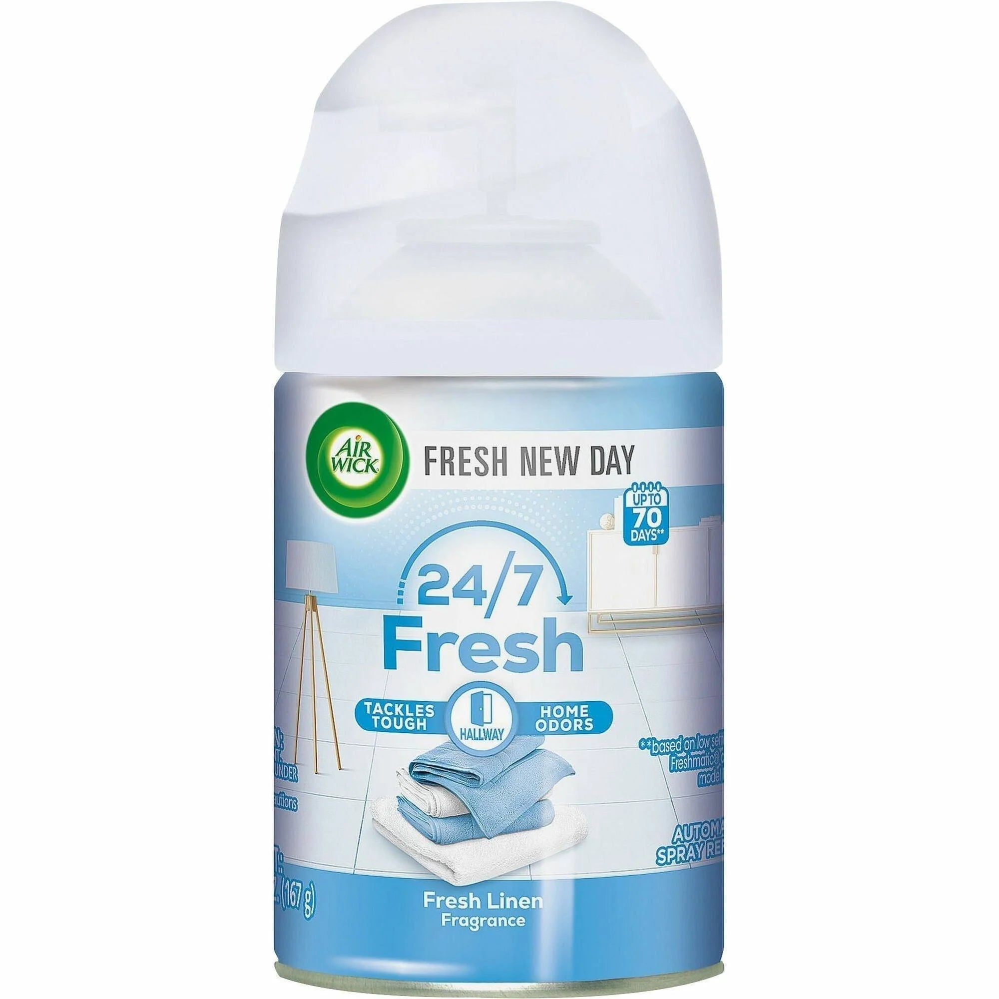 Air Wick Freshmatic Ultra Refill: Fresh Linen Scent 5.9 fl oz - 60 Day Lasting Fragrance - Fresheners