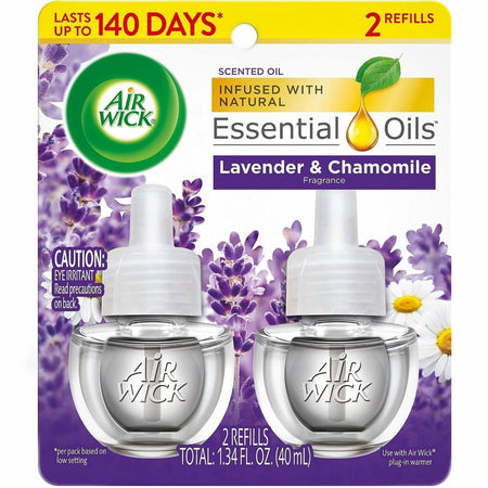 Air Wick Scented Oil Warmer Refill - 0.7 fl oz (0 quart) - Lavender Chamomile - 60 Day - 2 / Pack - Fresheners