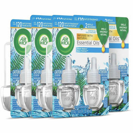 Air Wick Scented Oil Warmer Refill - 0.7 fl oz (0 quart) - Freshwater - 60 Day - 2/Pack - 6 / Carton - Fresheners