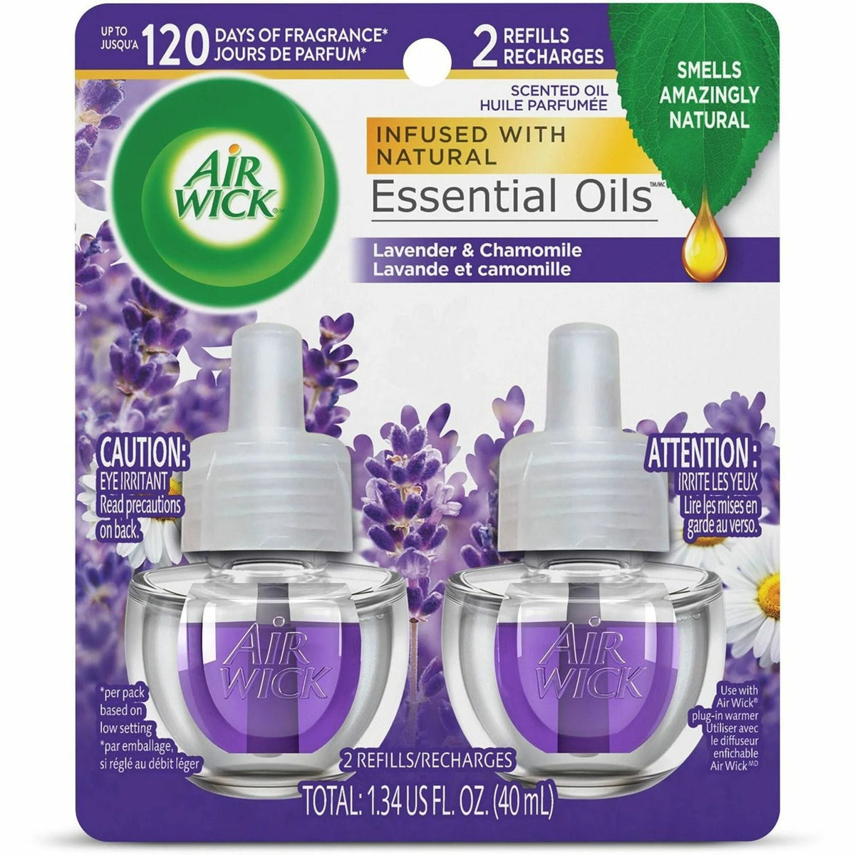 Air Wick Scented Oil Warmer Refill: Lavender & Chamomile - 2 Pack - Fresheners