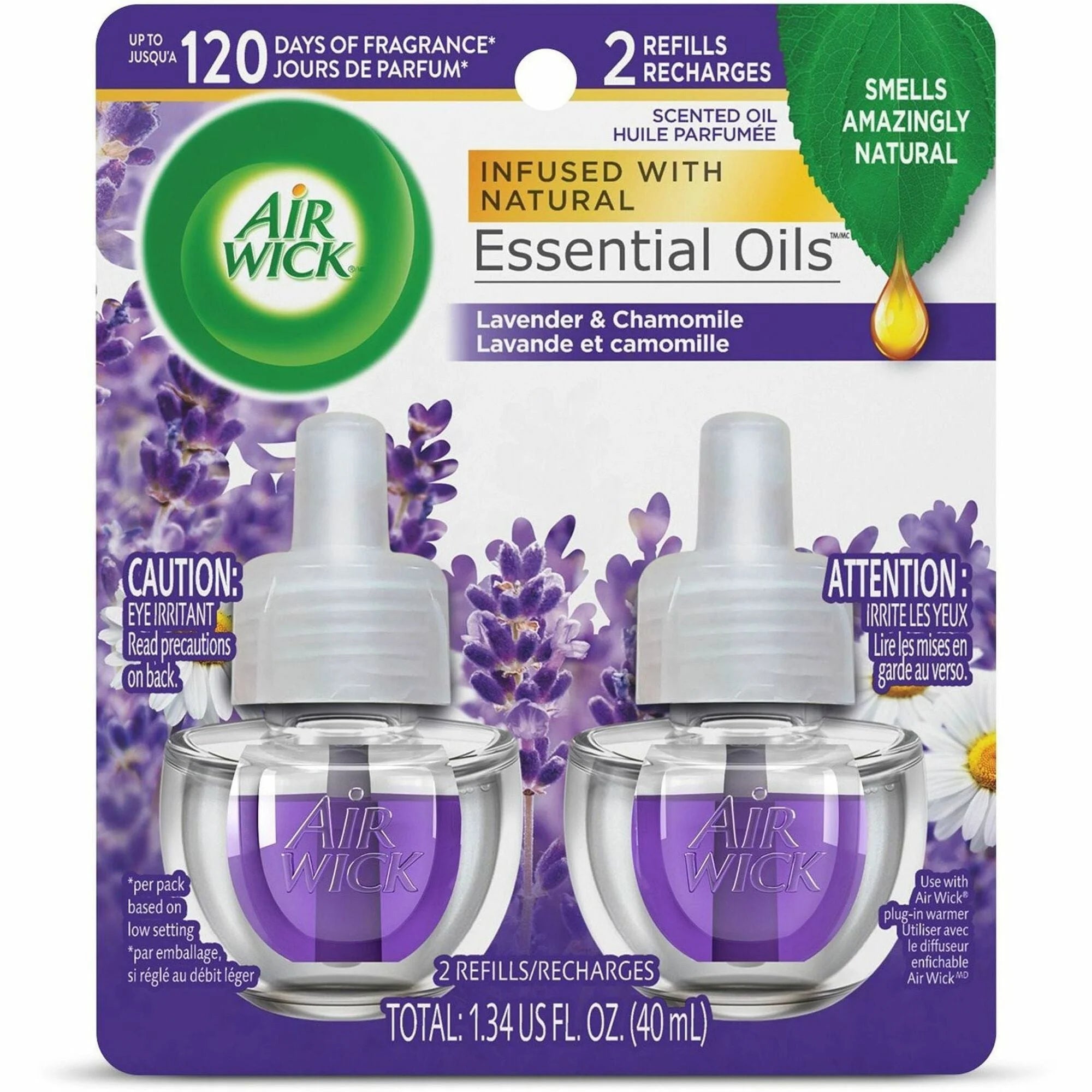 Air Wick Scented Oil Warmer Refill: Lavender & Chamomile - 2 Pack - Fresheners