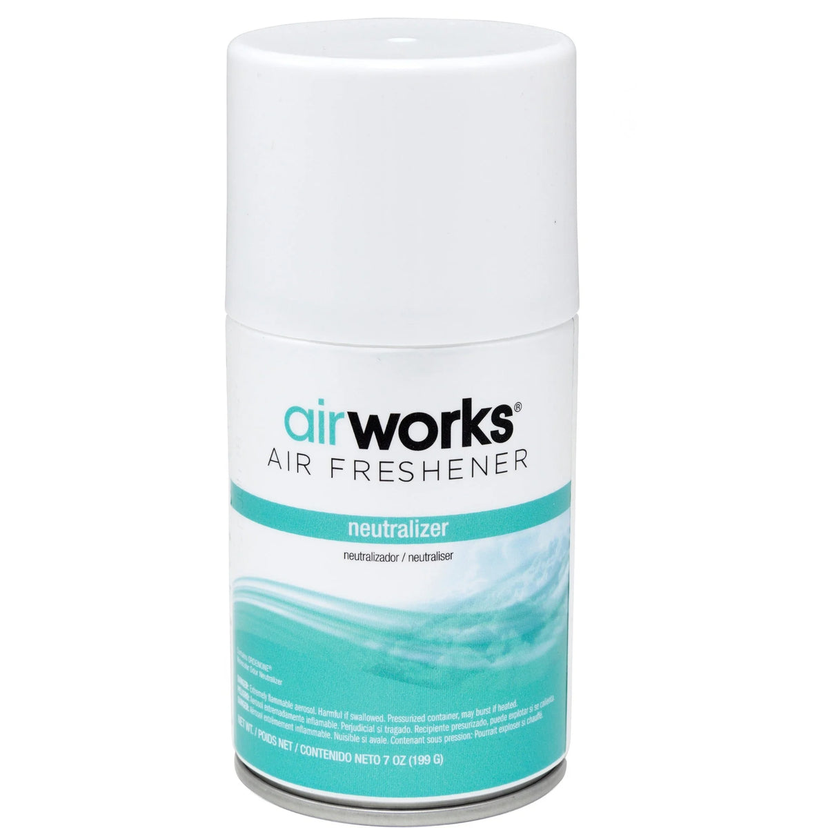 AirWorks Metered Aerosol Air Freshener: 7oz Spray 30-Day Neutralizer - Wall Mountable - Fresheners