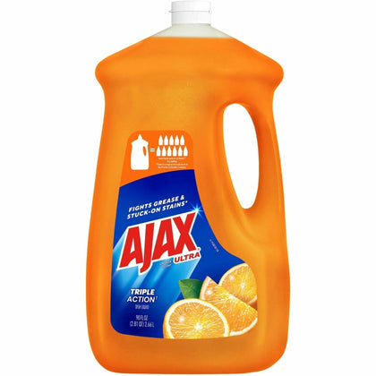 AJAX Triple Action Dish Soap - 90 fl oz - Orange Scent - Phosphate-free - Kosher-free - Dish/Dishwasher Detergents