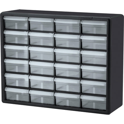 Akro-Mils Plastic Storage Cabinet: 24 Drawers Stackable Unbreakable - Tool & Organization