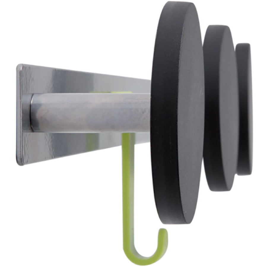 Alba Triple Metal Wall Coat Peg - Alternate-Image2