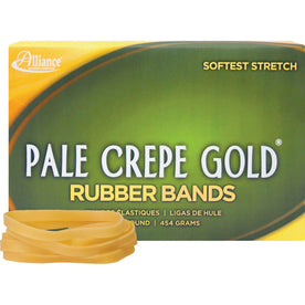 Alliance Rubber #64 Gold Bands - Stretchable & Durable - Plastic/Rubber