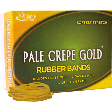 Alliance Rubber Pale Crepe Gold Rubber Bands - Alternate-Image1