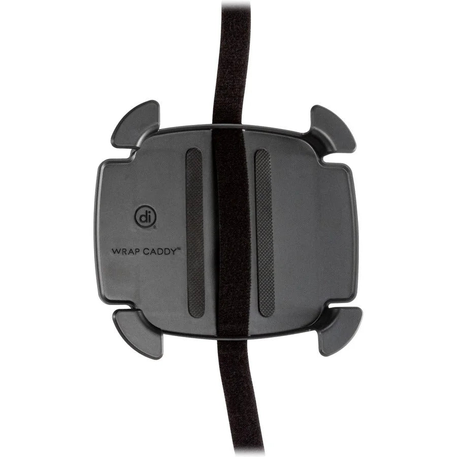 Allsop Cable Organizer Wrap Caddy - Black - 1’’ Length - Electronic Accessories
