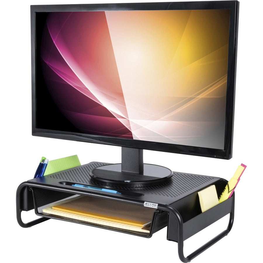 Allsop Metal Art Organizer 5 Monitor Stand with Drawer - Left