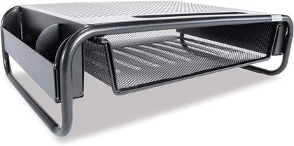Allsop Metal Art Organizer 5 Monitor Stand with Drawer - Stylish Desktop - Monitors