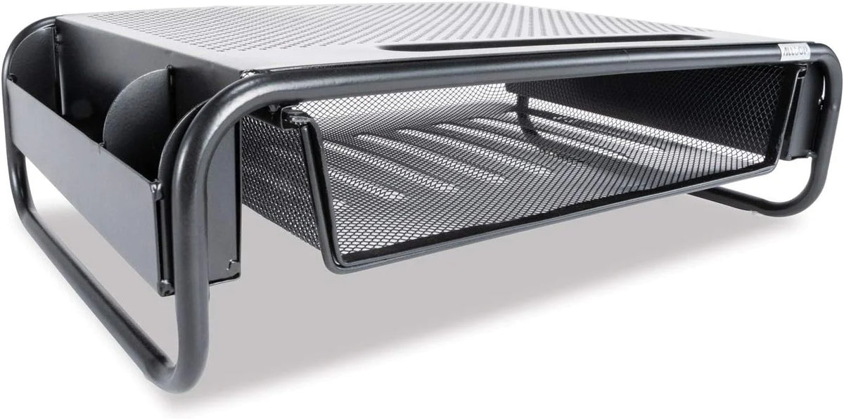Allsop Metal Art Organizer 5 Monitor Stand with Drawer - Stylish Desktop - Monitors