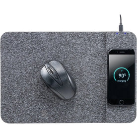 Allsop PowerTrack Wireless Charging Mousepad - Black Fabric - 0.25’’ x 13’’ 8.75’’ - Mouse Pads & Wrist Rests