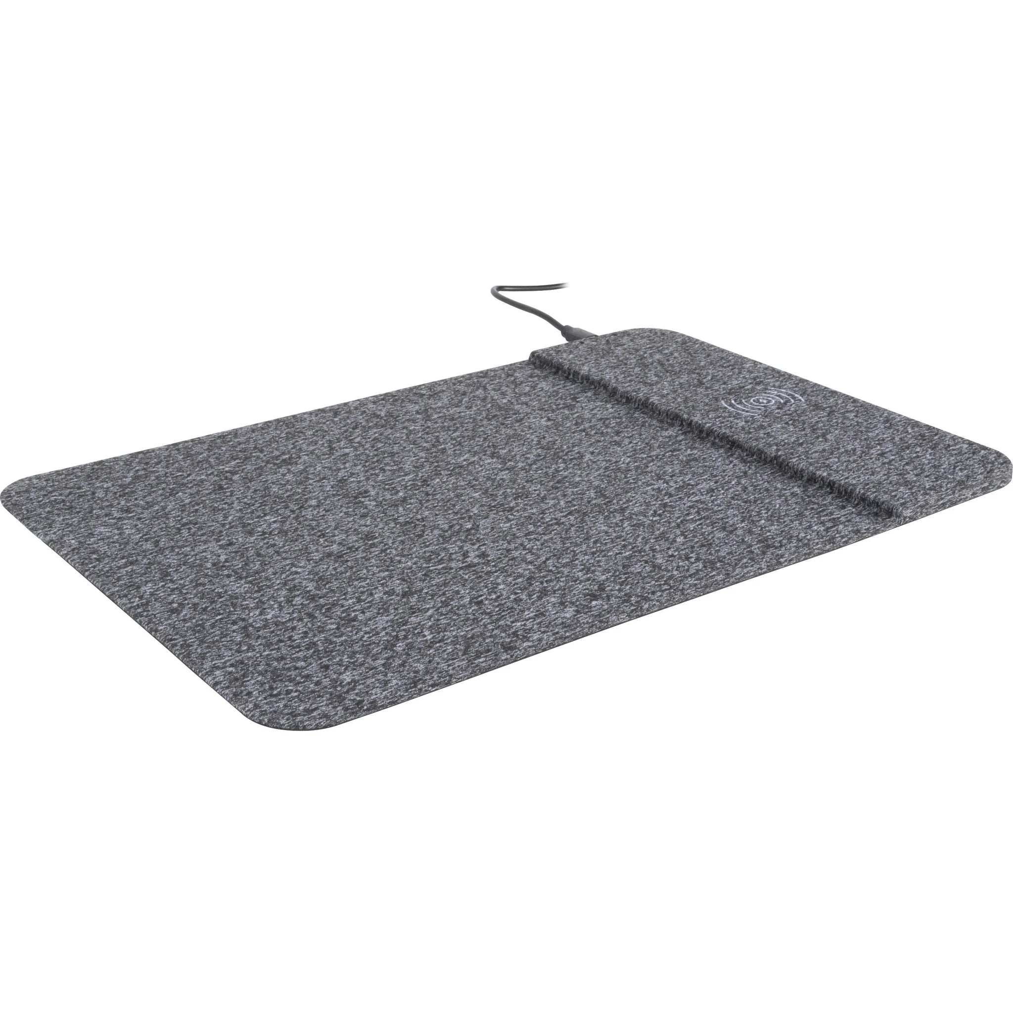Allsop PowerTrack Wireless Charging Mousepad - Black Fabric - 0.25’’ x 13’’ 8.75’’ - Mouse Pads & Wrist Rests