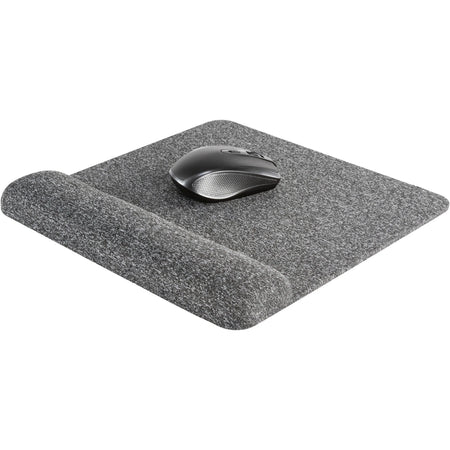 Allsop Premium Plush Mousepad - Ergonomic Gray Foam - Mouse Pads & Wrist Rests