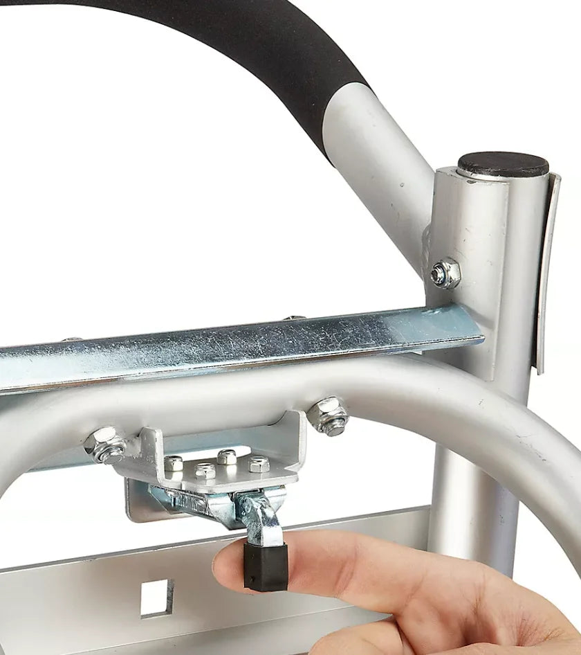 Aluminum 3-In-1 Hand Truck - Pneumatic Wheels - Cleaning Supplies