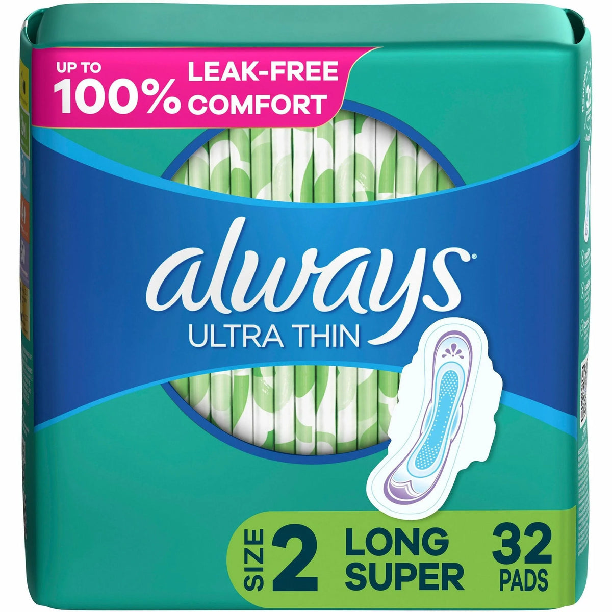 Always Flexi-Wing Ultra Thin Pads: Super Absorbent with Anti-Leak Protection - Personal Hygiene Supplies