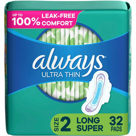 Always Flexi-Wing Ultra Thin Pads: Super Absorbent with Anti-Leak Protection - Personal Hygiene Supplies