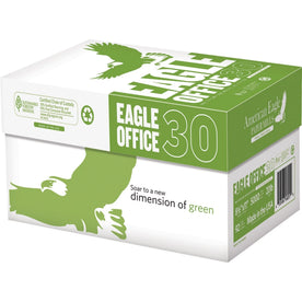 American Eagle Recycled Paper: White 92 Brightness Letter Size 20 lb - SFI Certified - 500 Sheets/Ream - Copy & Printer