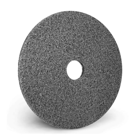 AMERICO Black DIAMOND White Cleaning Pads: 17 in Synthetic Fiber 3000 RPM Max Speed 2 PK - Floor Pads