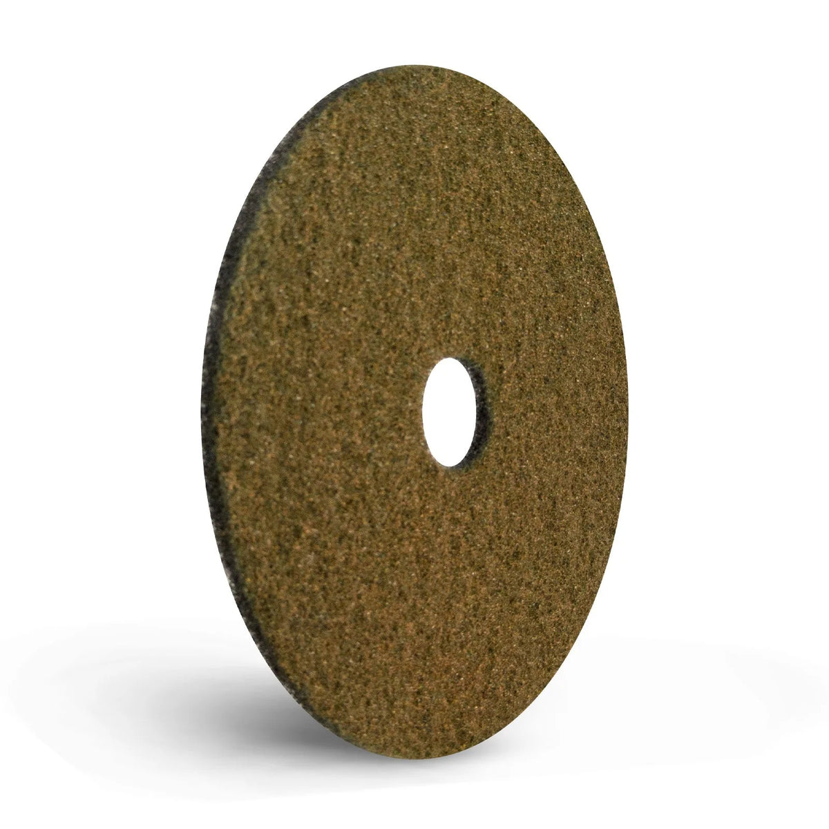 AMERICO Black DIAMOND Yellow Initial Polishing Pads: 17 in Synthetic Fiber 3000 RPM Max Speed 2 PK - Floor Pads