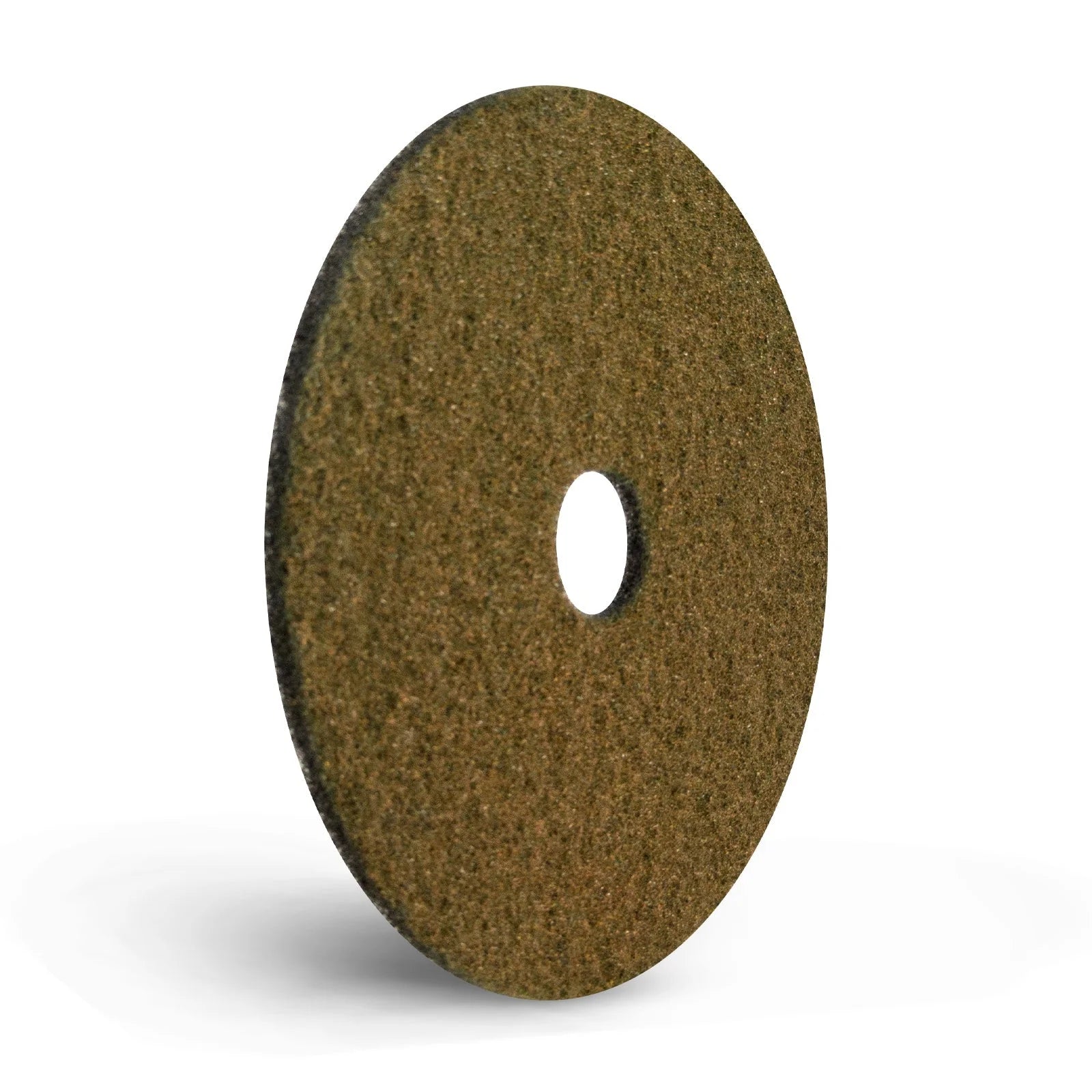 AMERICO Black DIAMOND Yellow Initial Polishing Pads: 17 in Synthetic Fiber 3000 RPM Max Speed 2 PK - Floor Pads