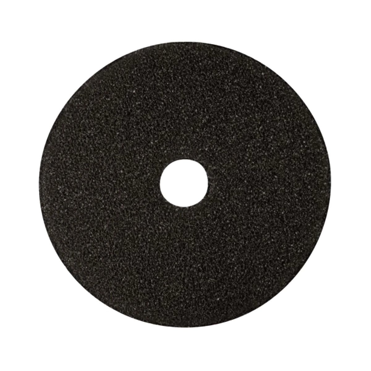 AMERICO Black Stripping Pads: 16 in Synthetic Fiber 350 RPM Max Speed 5 PK - Floor Pads
