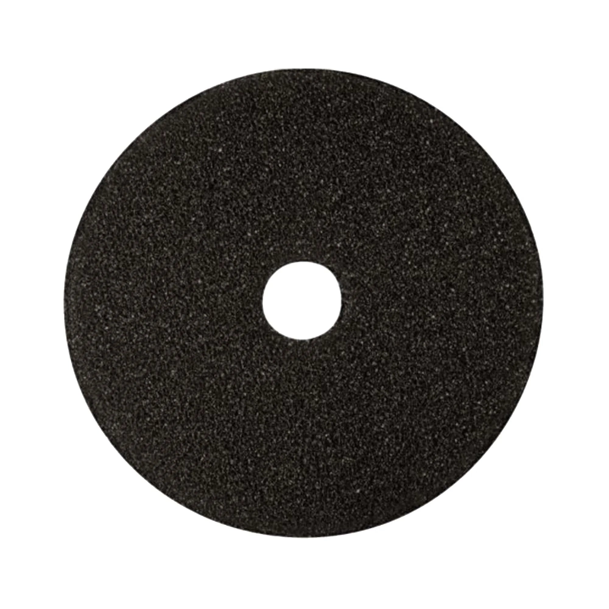 AMERICO Black Stripping Pads: 16 in Synthetic Fiber 350 RPM Max Speed 5 PK - Floor Pads