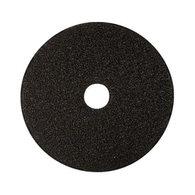 AMERICO Black Stripping Pads: 16 in Synthetic Fiber 350 RPM Max Speed 5 PK - Floor Pads