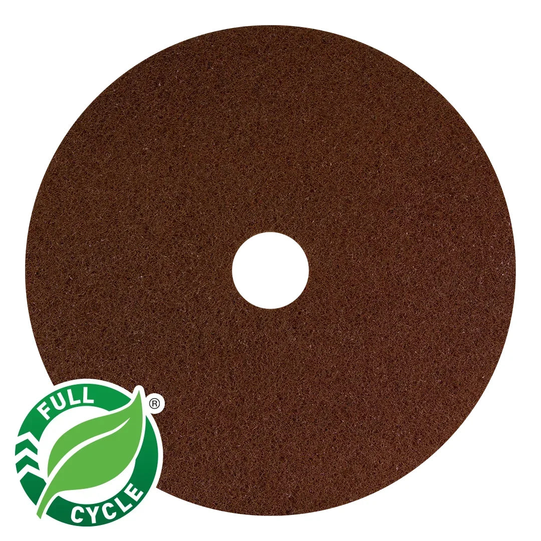 AMERICO Brown Stripping Pad 12’’ 350RPM 5 per case - Floor Pads