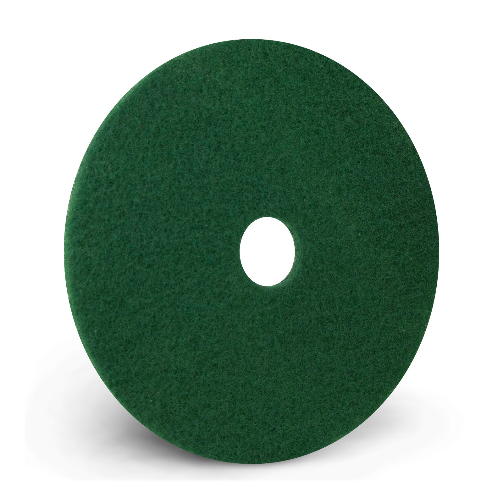 AMERICO Green Scrub Pads: 17 in Synthetic Fiber 350 RPM Max Speed 5 PK - Floor Pads