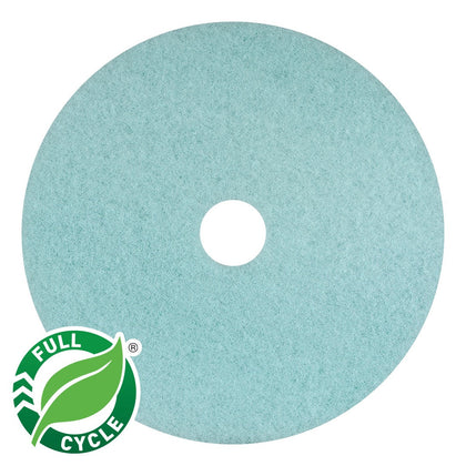 AMERICO Light Blue Polish Pads: Luster Lite 15’’ Floor Pad 3000 RPM 5Pk - Pads