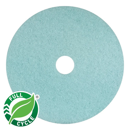 AMERICO Light Blue Polish Pads: Luster Lite 15’’ Floor Pad 3000 RPM 5Pk - Pads