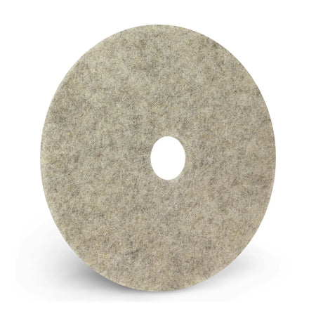 AMERICO Porko PLUS Burnishing Pads: 20 in Blended Poly and Natural Fibers 3000 RPM Max Speed 5 PK - Floor Pads