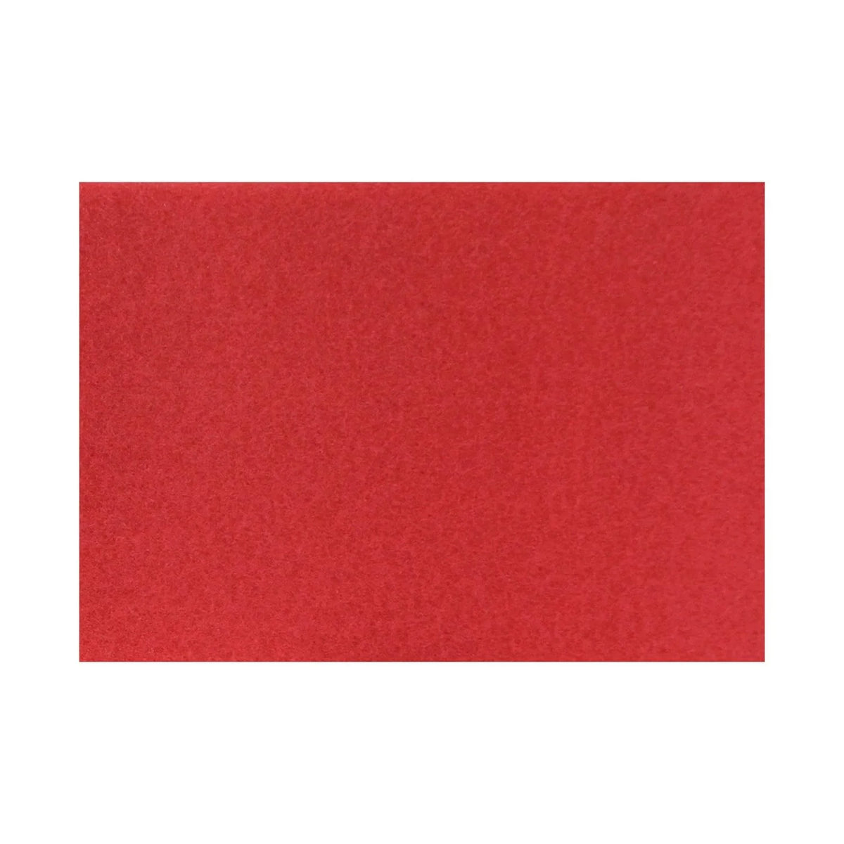 AMERICO Red Buffing Pads: 14 in Wd 20 Lg Synthetic Fiber 5 PK - Floor Pads