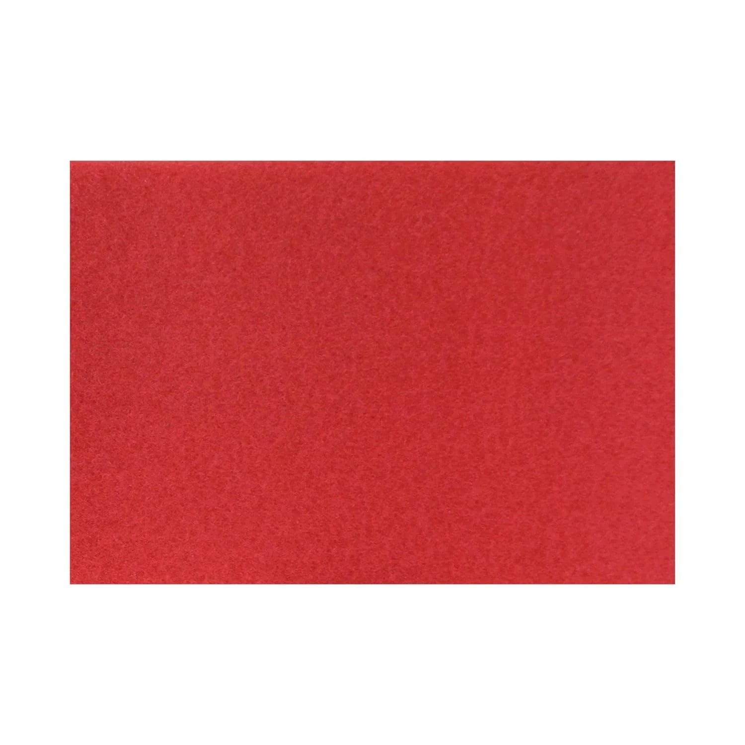 AMERICO Red Buffing Pads: 14 in Wd 20 Lg Synthetic Fiber 5 PK - Floor Pads