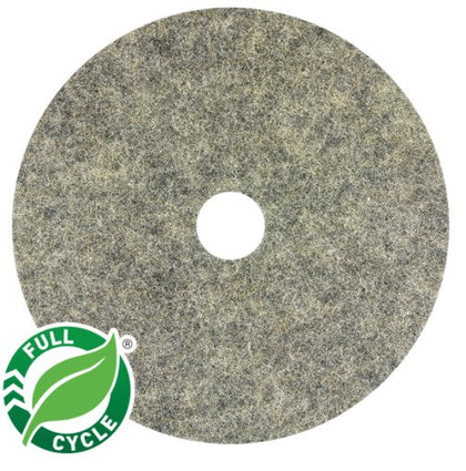 AMERICO Tan Porko EXTREME Burnishing Pads: 20 in Combo Fiber 3000 RPM Max Speed 5 PK - Floor Pads