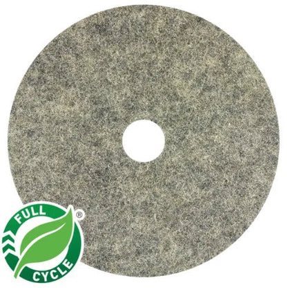 AMERICO Tan Porko EXTREME Burnishing Pads: 20 in Combo Fiber 3000 RPM Max Speed 5 PK - Floor Pads