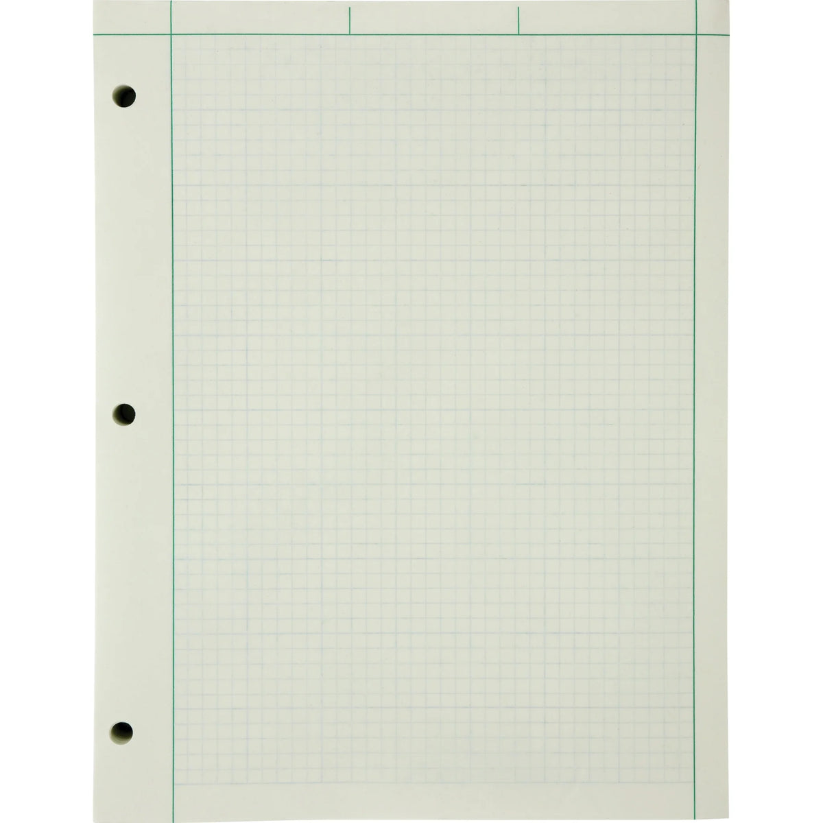 Ampad Engineering Computation Pad - 200 Sheets - Both Side Ruling Surface - Ruled Margin - 15 lb Basis Weight - Letter