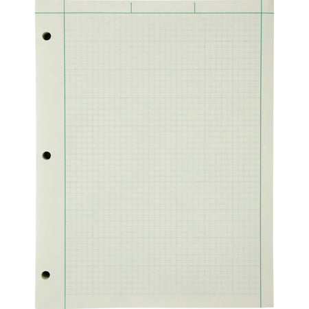 Ampad Engineering Computation Pad - 200 Sheets - Both Side Ruling Surface - Ruled Margin - 15 lb Basis Weight - Letter