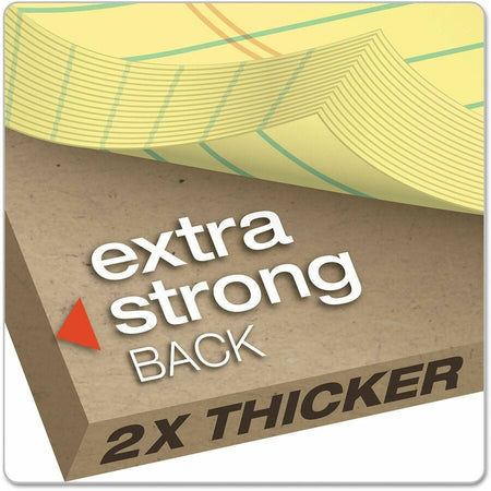 Ampad Gold Fibre Premium Rule Writing Pads - Letter - 50 Sheets - Watermark - Stapled/Glued - 0.34’’ Ruled - 16 lb