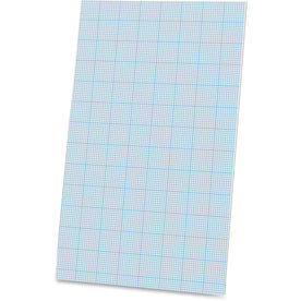 Ampad Graph Pad - 40 Sheets - Glue - 20 lb Basis Weight - Legal - 8 1/2’’ x 14’’ Sheet Size - White Paper - Chipboard