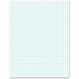 Ampad Graph Pad: 50-Sheet Front Ruling Surface 20 lb Basis Weight - Paper