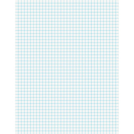 Ampad Graph Pad - 50 Sheets - Both Side Ruling Surface - 15 lb Basis Weight - Letter - 8 1/2’’ x 11’’ Sheet Size
