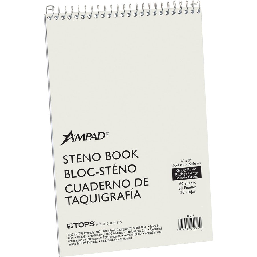 Ampad Kraft Cover Steno Book - Front