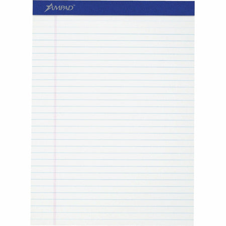 Ampad Perforated Ruled Pads - Letter - 2000