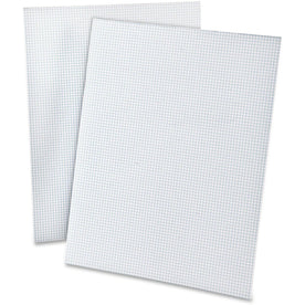 Ampad 2 - Sided Quadrille Pads - Letter - 50 Sheets - Both Side Ruling Surface - 20 lb Basis Weight - Graph Paper