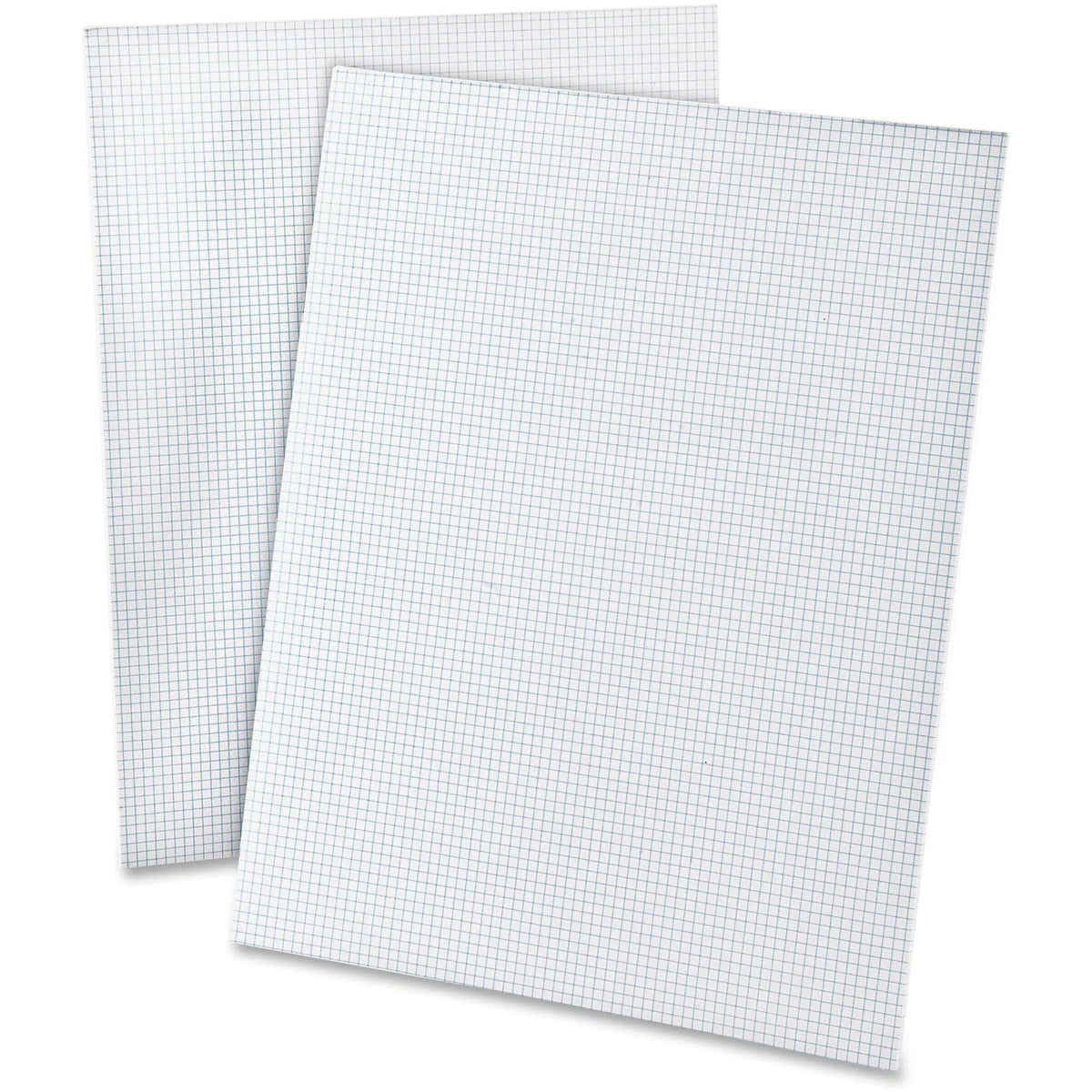 Ampad 2 - Sided Quadrille Pads - Letter - 50 Sheets - Both Side Ruling Surface - 20 lb Basis Weight - Graph Paper