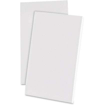 Ampad Recycled Glue Top Scratch Pad - 100 Sheets - 3’’ x 5’’ - Plain - 12/Pack - Note Pads
