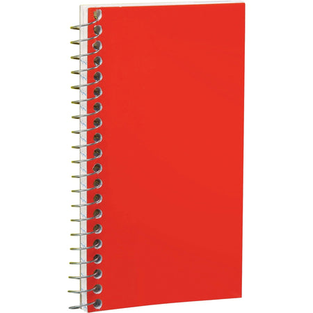 Ampad Sidebound Memo Notebook - 50 Sheets - Wire Bound - 5’’ x 3’’ Sheet Size - White Paper - Assorted Pressboard Cover